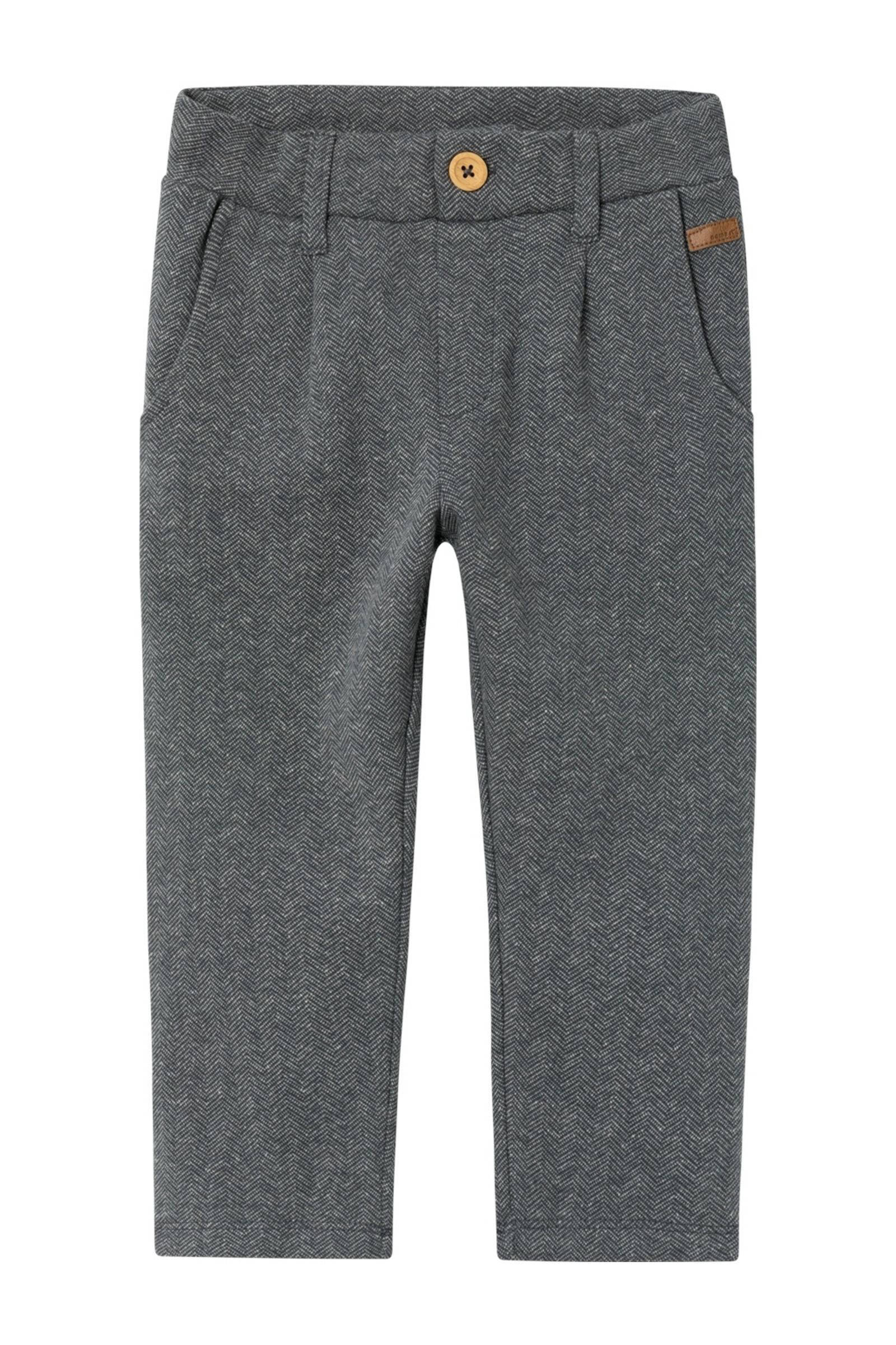 NAME IT casual broek grijs