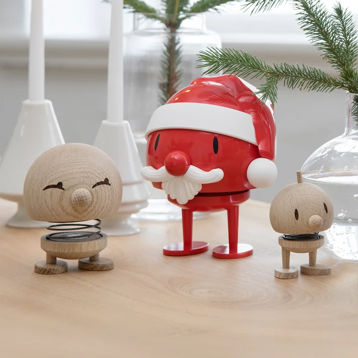 Hoptimist - Medium Santa Claus Bumble, rot