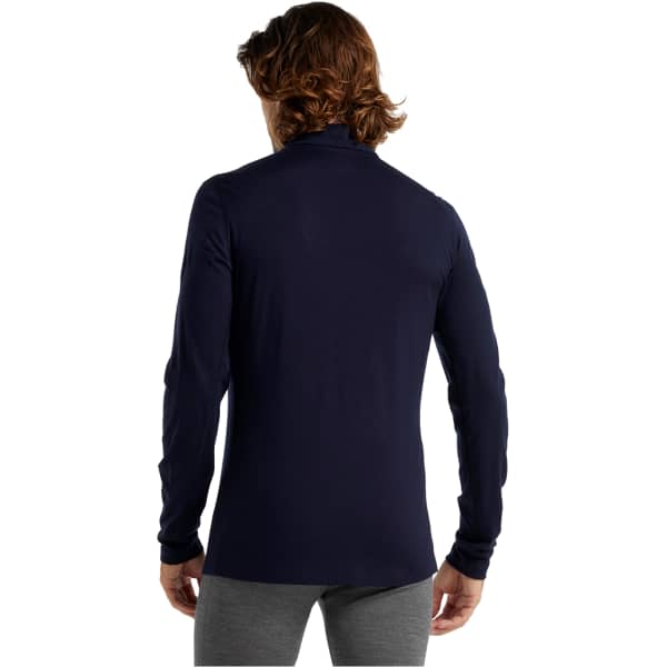 T-shirt thermique ICEBREAKER 200 OASIS LS HALF ZIP MIDNIGHT NAVY
