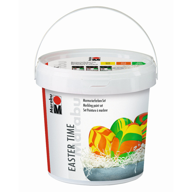 Marabu - Marmorierfarben-Set - Easter Time - 14-teilig