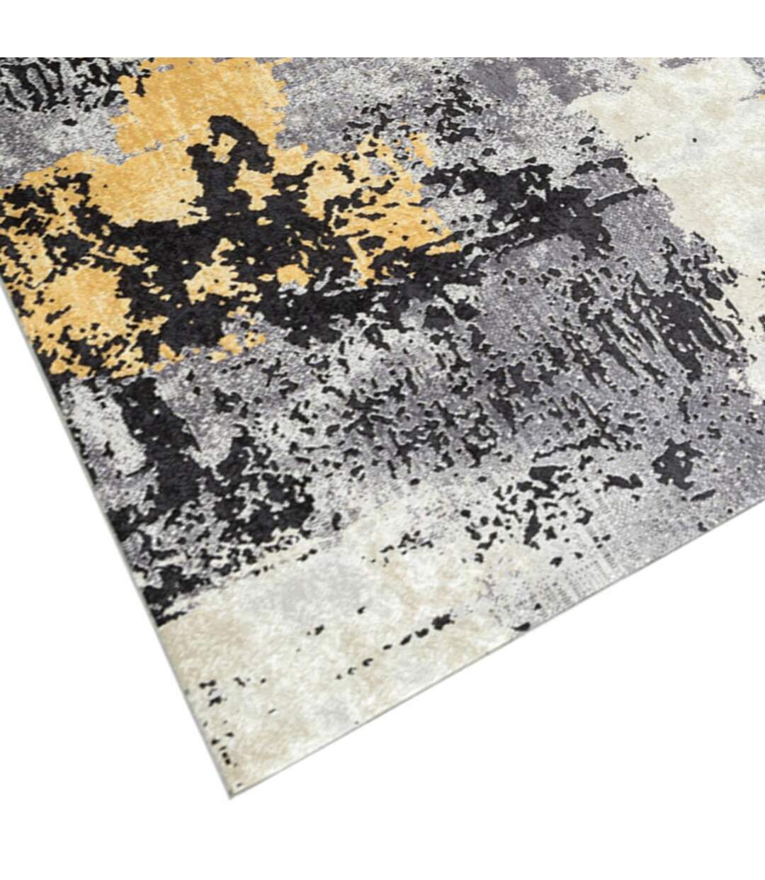 Tapis salon IMPNUM 36 en polyester doux et soyeux Lavable 30°