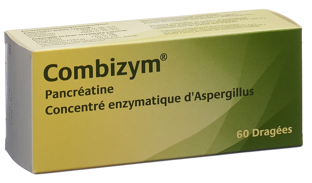 COMBIZYM Drag Blist 60 Stk<br>60 Stück, Blister, Überzogene Tablette