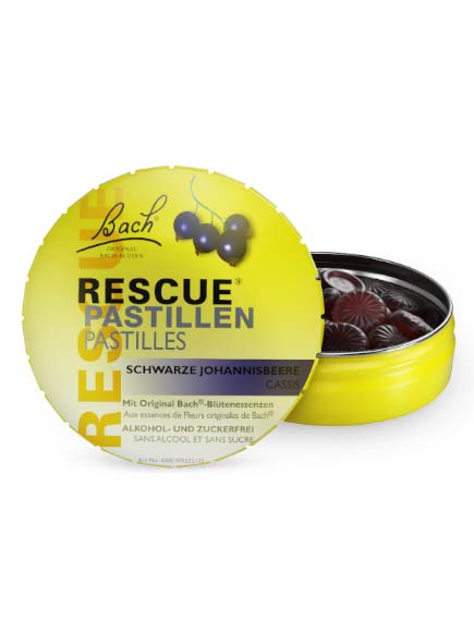 RESCUE Pastillen Blackcurrant 50 g<br>50 g, Pastillen, Blackcurrant