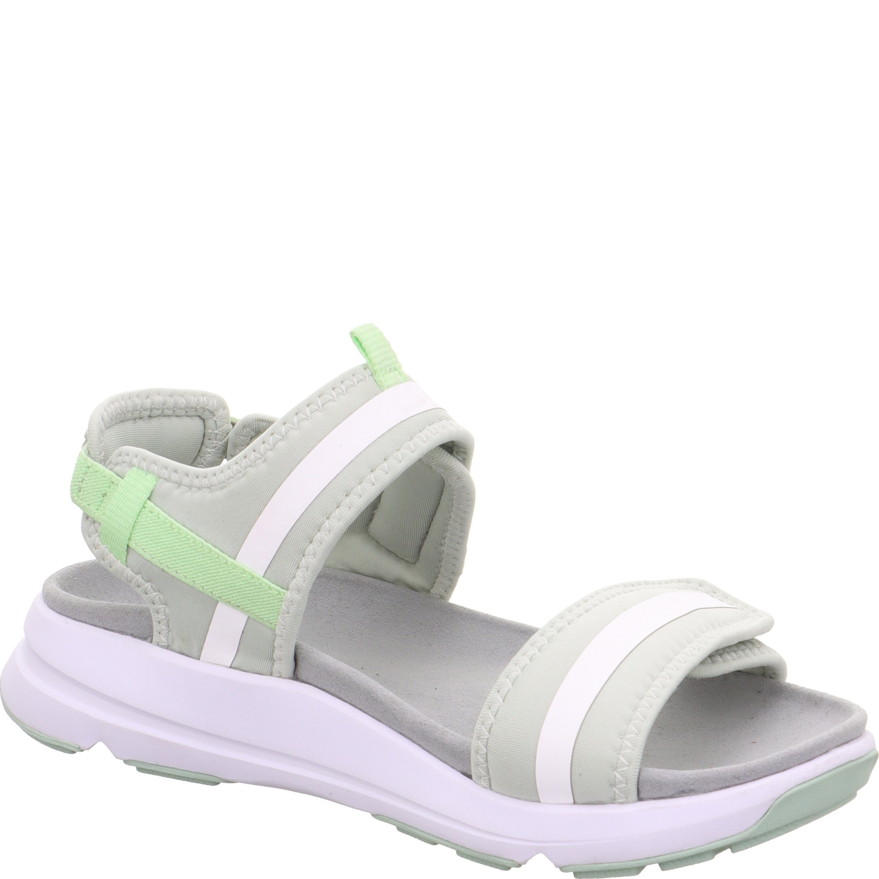 legero LIBERTY Damen  Sandale mit Klettverschluss - Farbe: Alga - Größe: 36