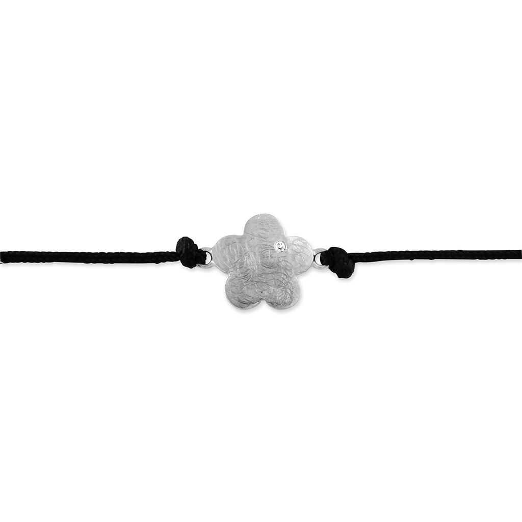 Bracelet Emeraude Argent Blanc Oxyde De Zirconium