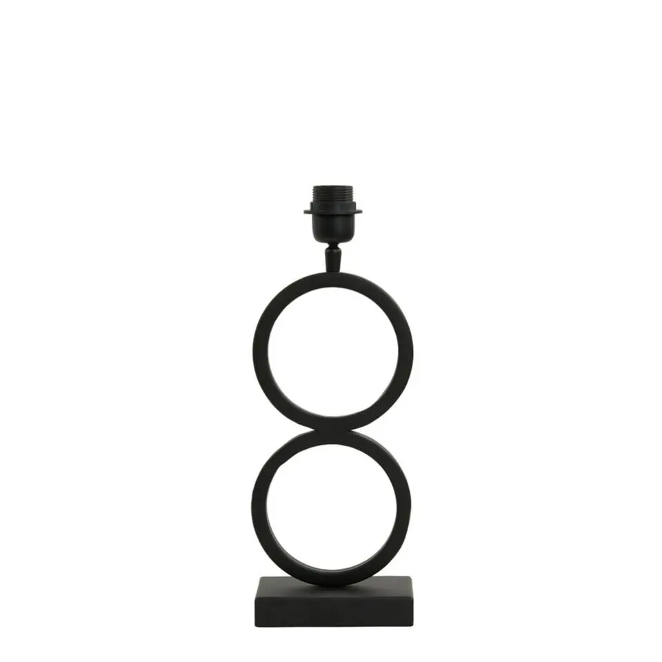 Lampvoet Stelios - Zwart - 15x10x36cm