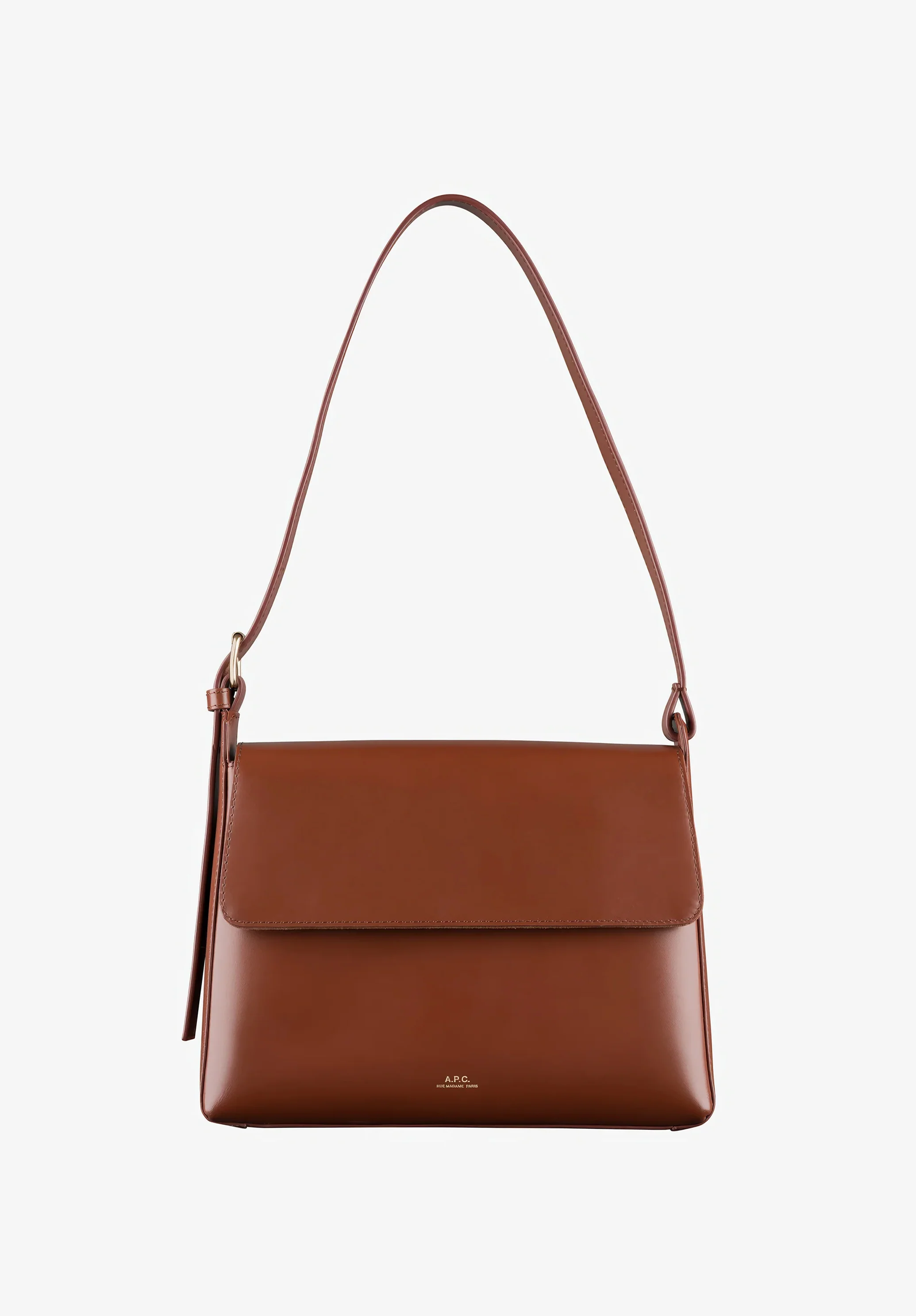 sac virginie flap - Noisette