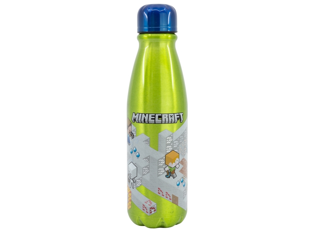 GARRAFA ALUMÍNIO MINECRAFT
