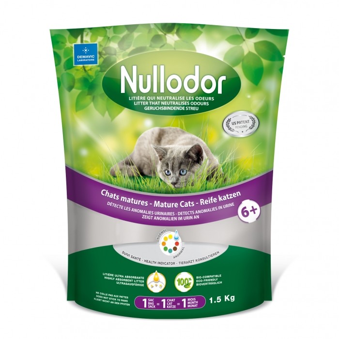 Litière Nullodor chats matures 6+