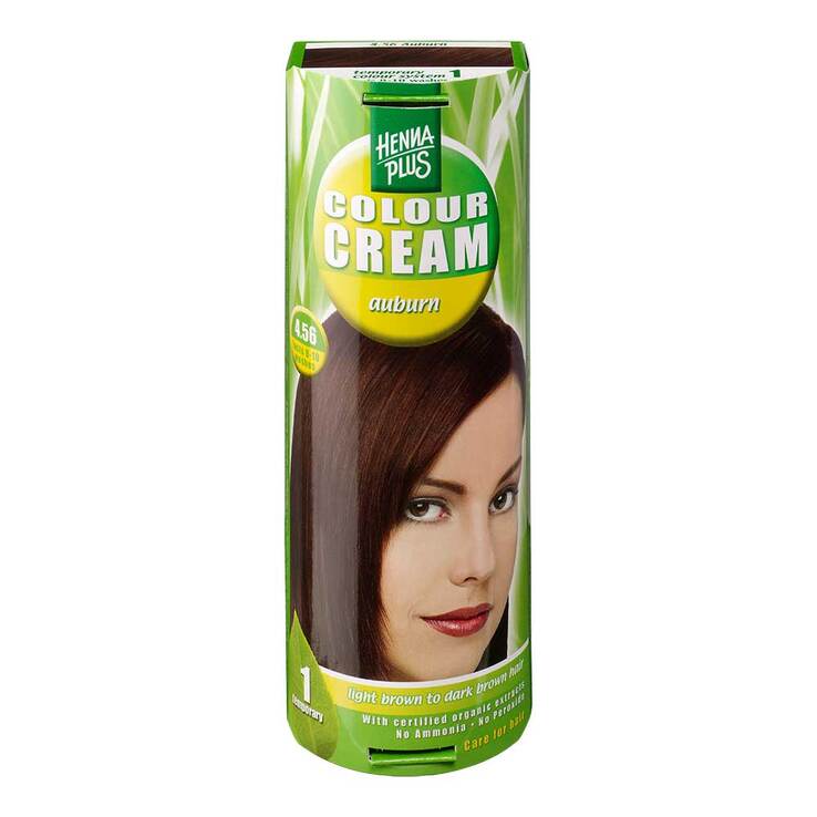 Hennaplus Colour Cream Aubur, 60 ml