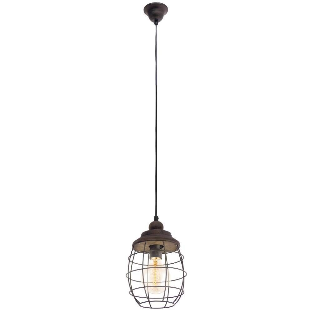 PENDEL EGLO BAMPTON18CM 60W E27 BRUN