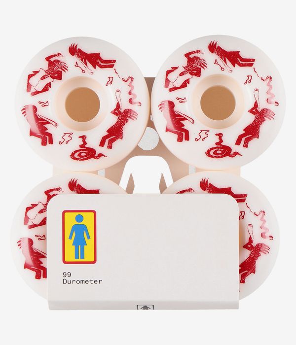 Girl Kokopelli Rollen (white) 54mm 99A 4er Pack