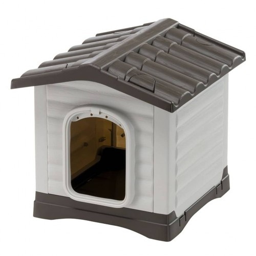 Ferplast dogvilla 50 casinha de cachorro cinza