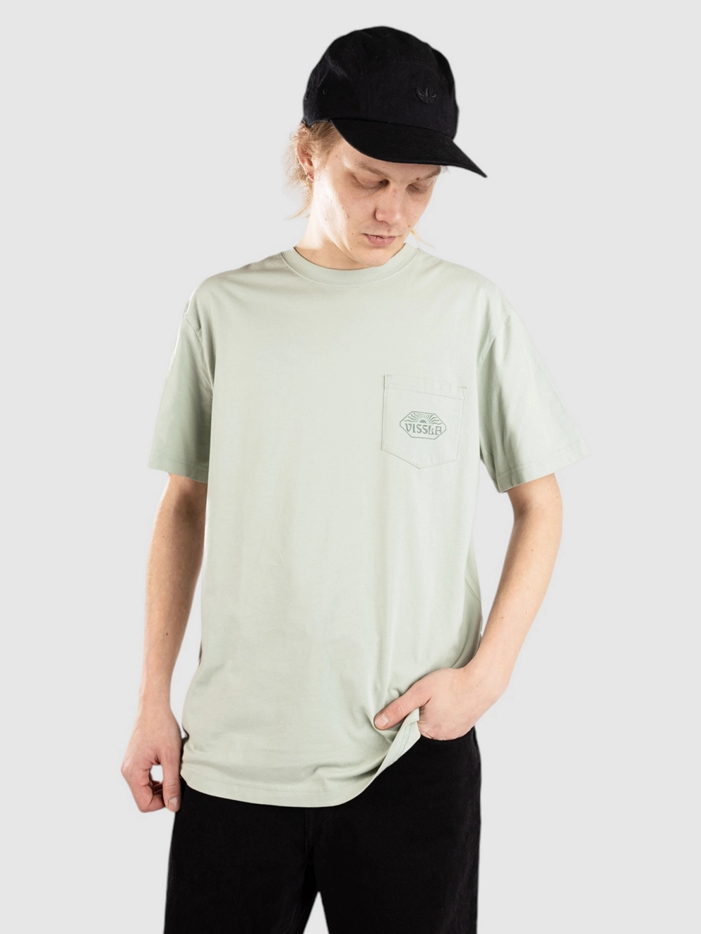 Vissla Psycho Sun Premium Organic Pkt T-Shirt agave