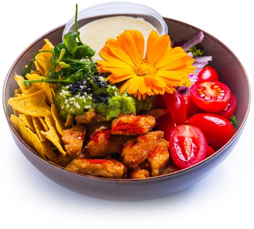 The Green Garden & Knuspr.de Crazy Hot Mexicana Bowl VEGAN