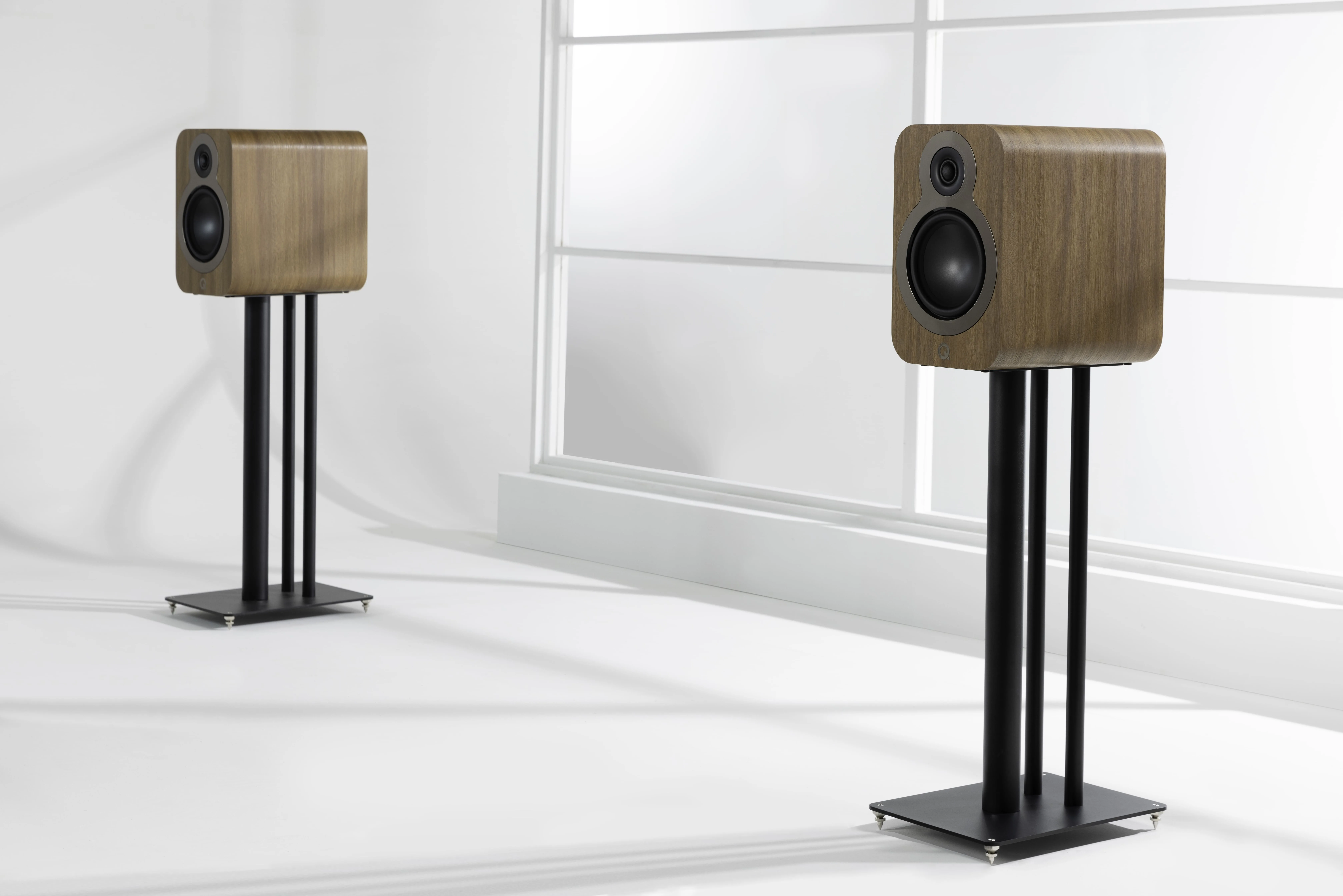 Q Acoustics 3030C Chêne clair (la paire) Enceintes bibliothèque