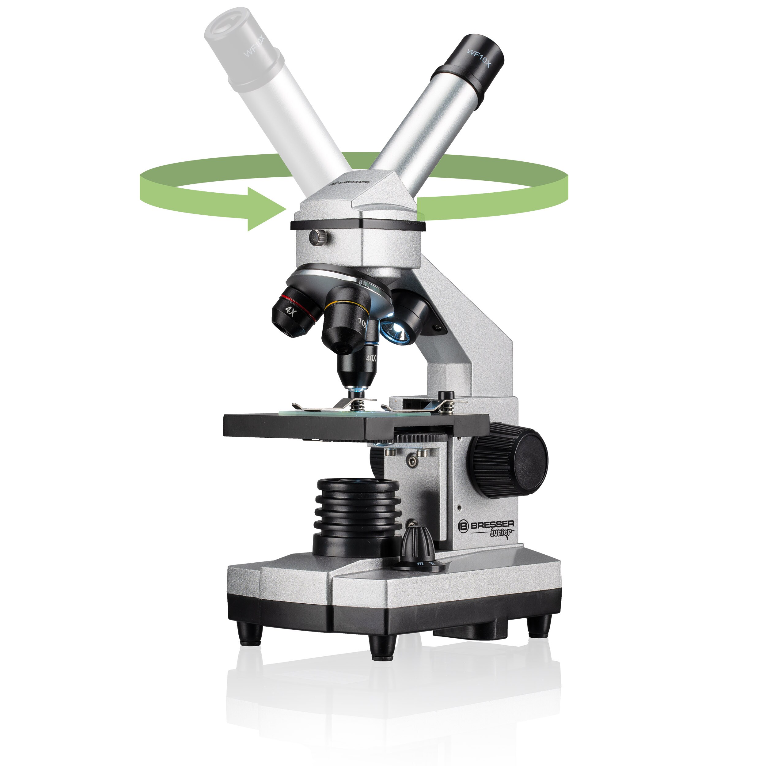 BRESSER JUNIOR Biolux CA 40x-1024x Mikroskop inkl. Smartphone Halterung