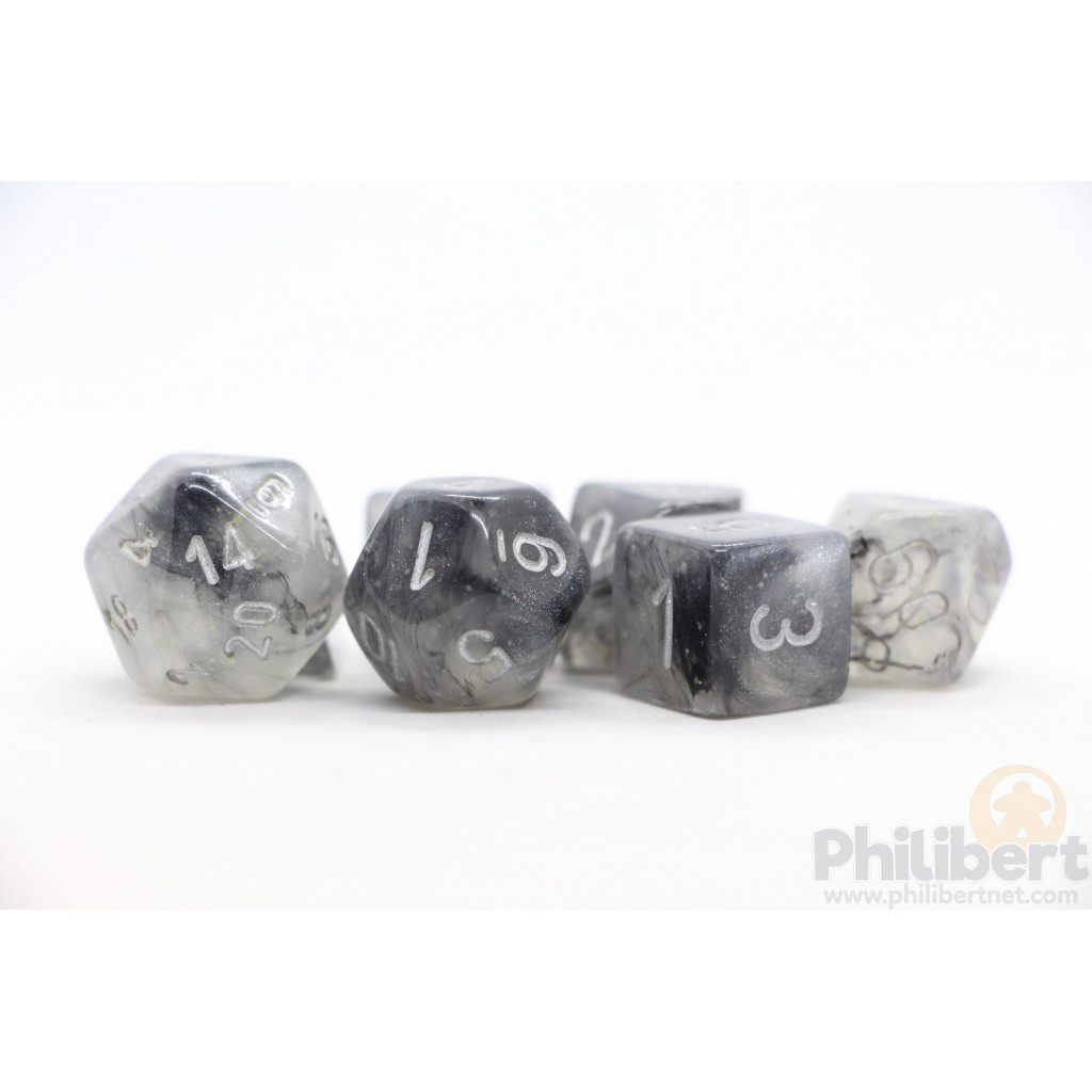 Set de 7 Dés JDR Chessex : Borealis