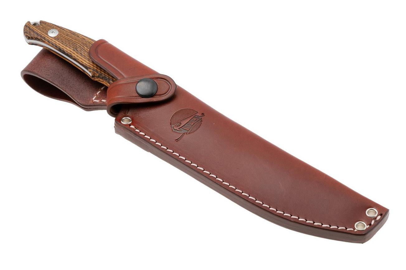 Viper Trail VT4068BC Satin N690, Bocote Wood, vaststaand mes, Jens Anso design