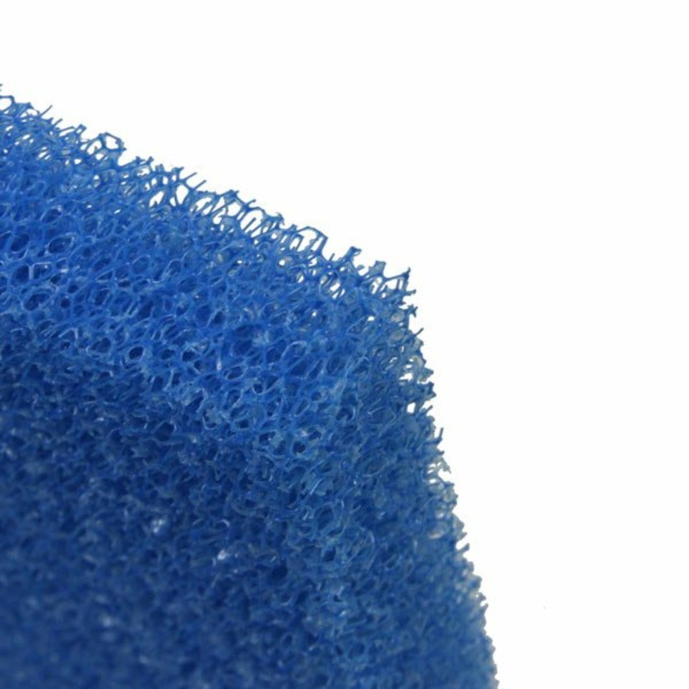Mousse filtrante bleu à maille large 50x50x2,5cm