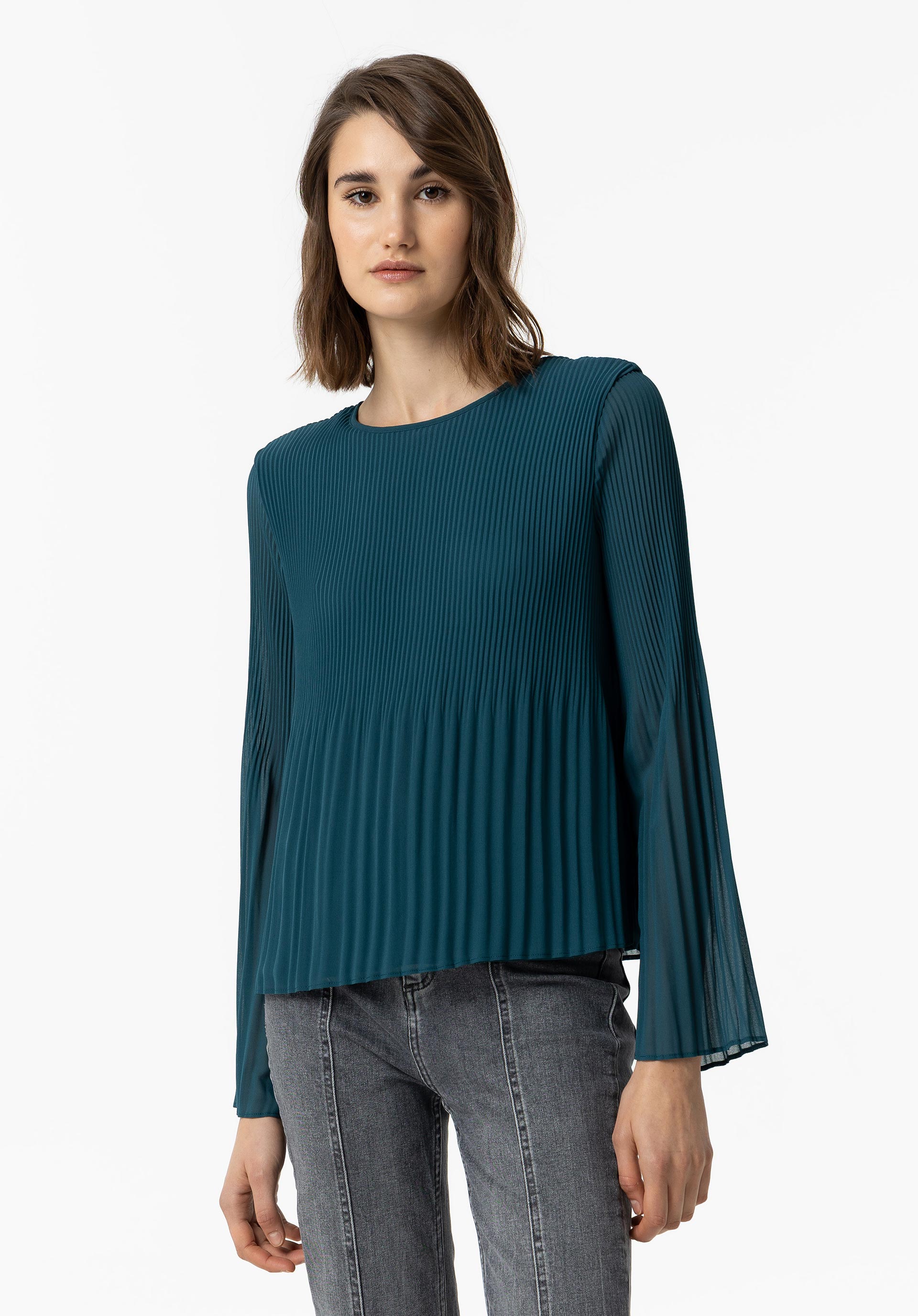 Blusa Plissada