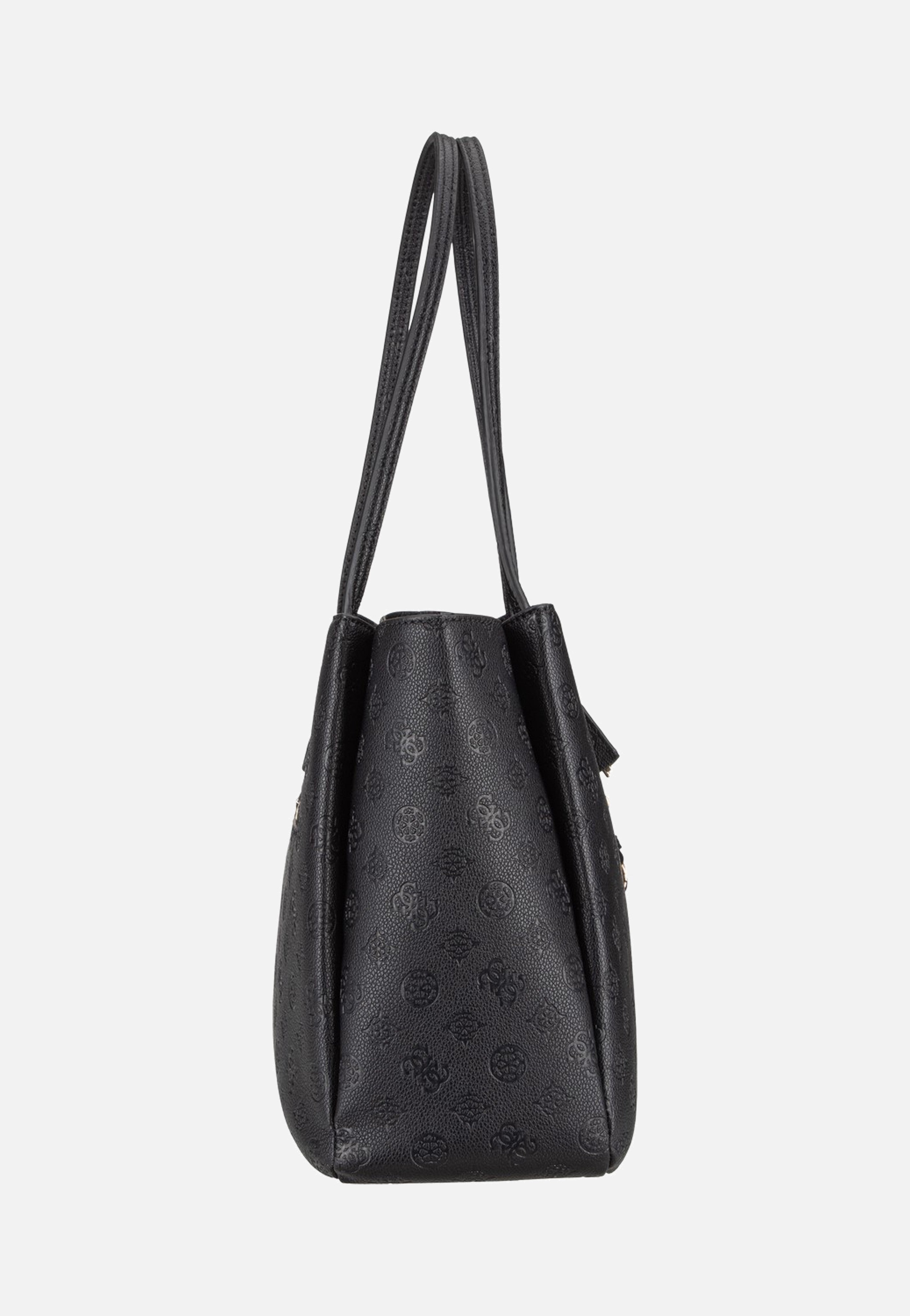 Anise Multi Comp Tote Black Logo - Shopper