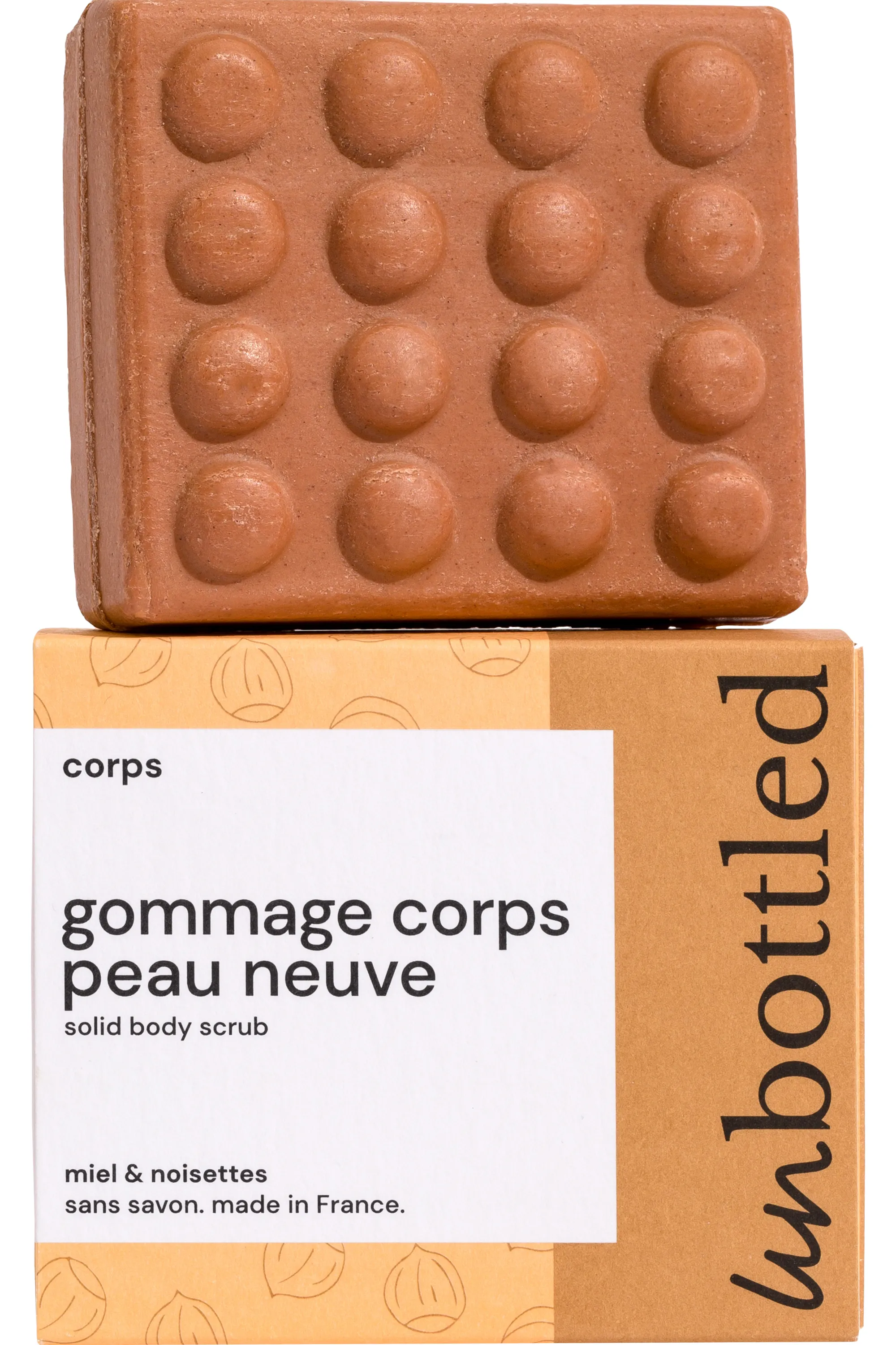 Unbottled Gommage corps solide peau neuve-100 g