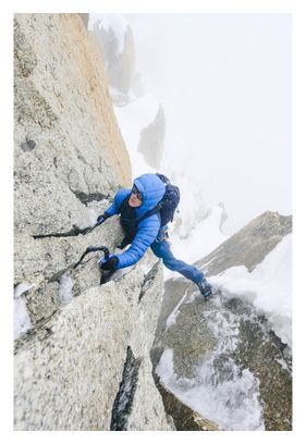 Doudoune Alpinisme Homme Simond -12°C Bleu