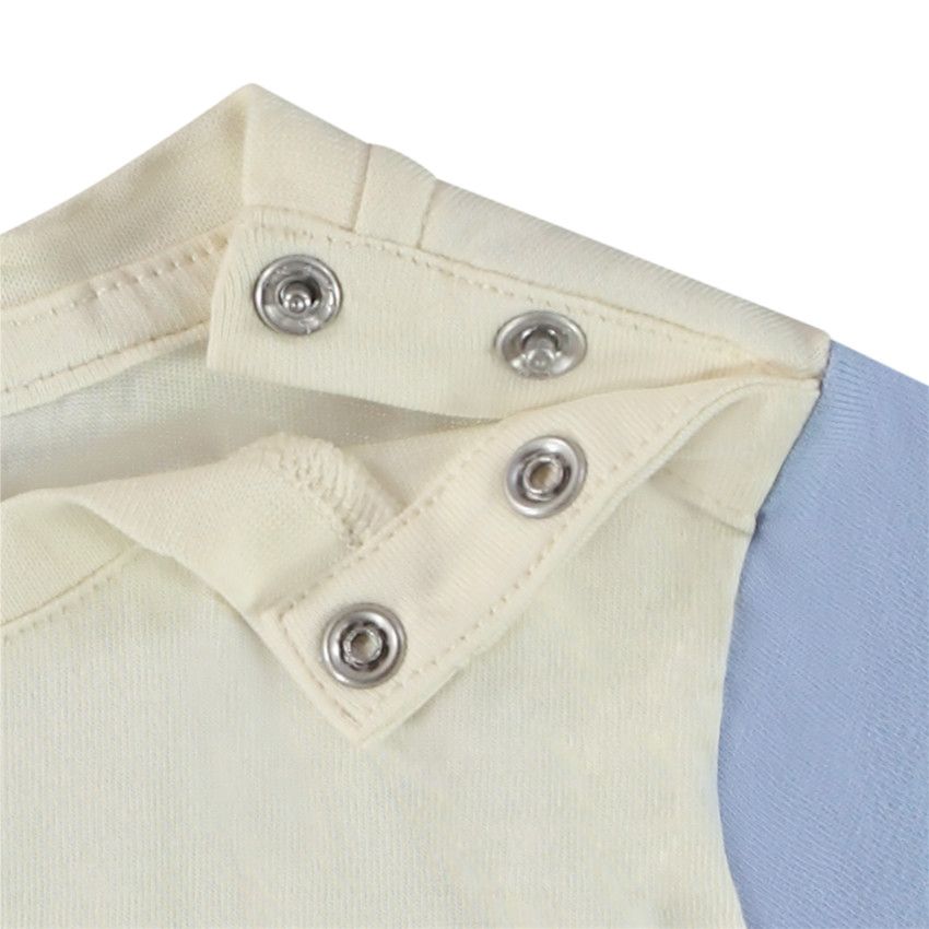Ensemble 2 pièces effet color block pour bébé garçon - Bleu marine
