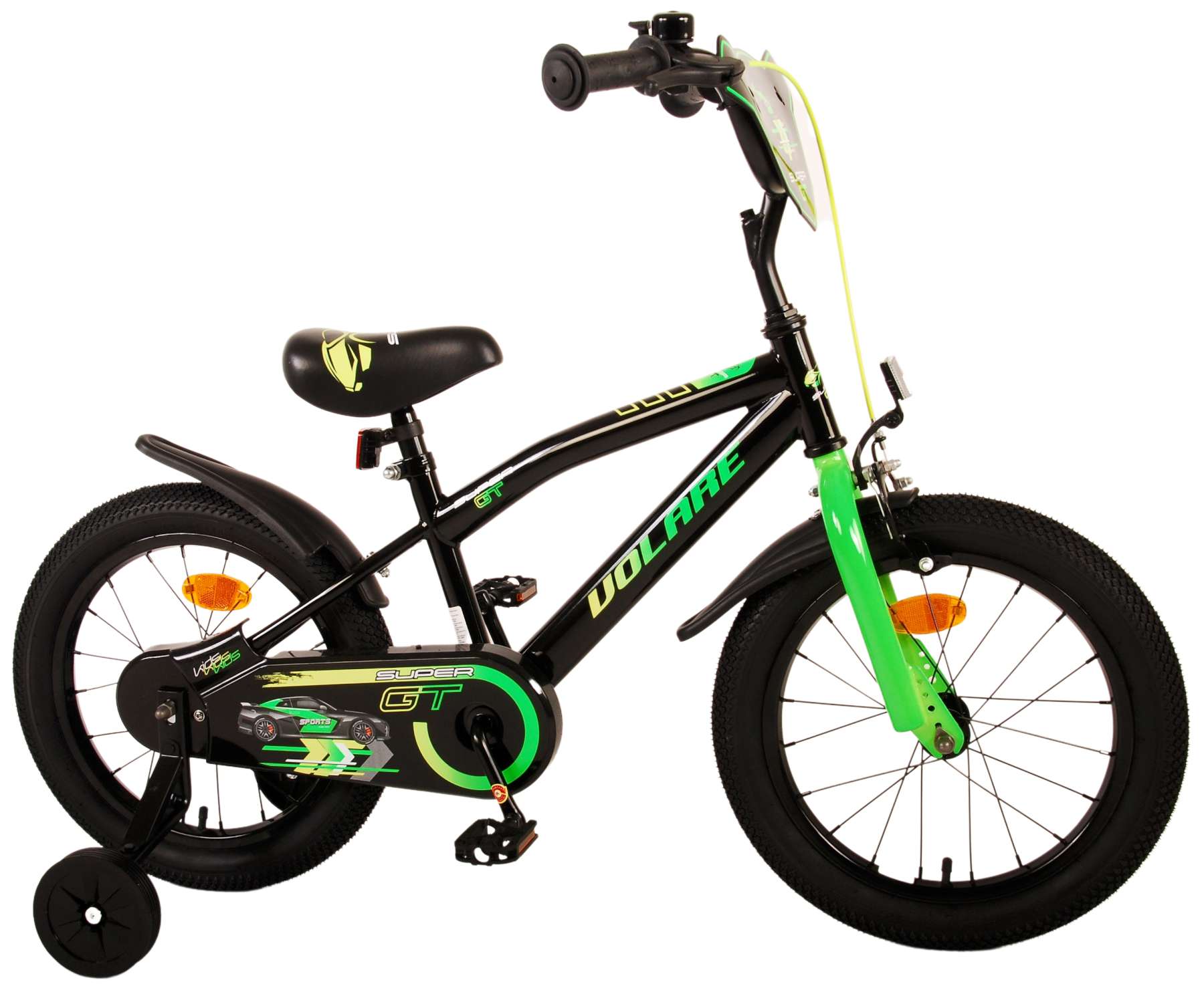 TPFSports Super GT Kinderfahrrad - Jungen - 16 Zoll - Rücktritt + Handbremse - Blau
