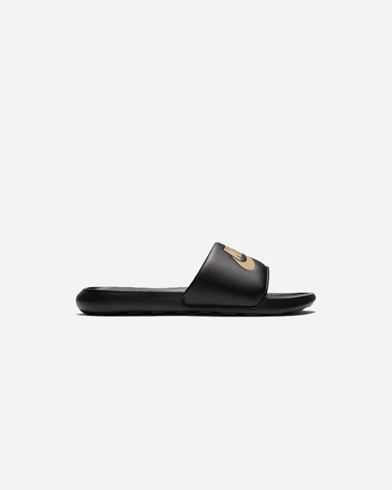 Claquettes Nike Victori One Noir & Or