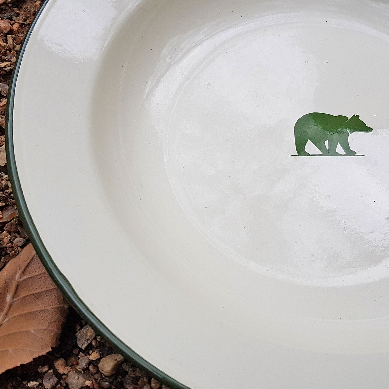 Friluftsland Enamel Bowl Bear Logo