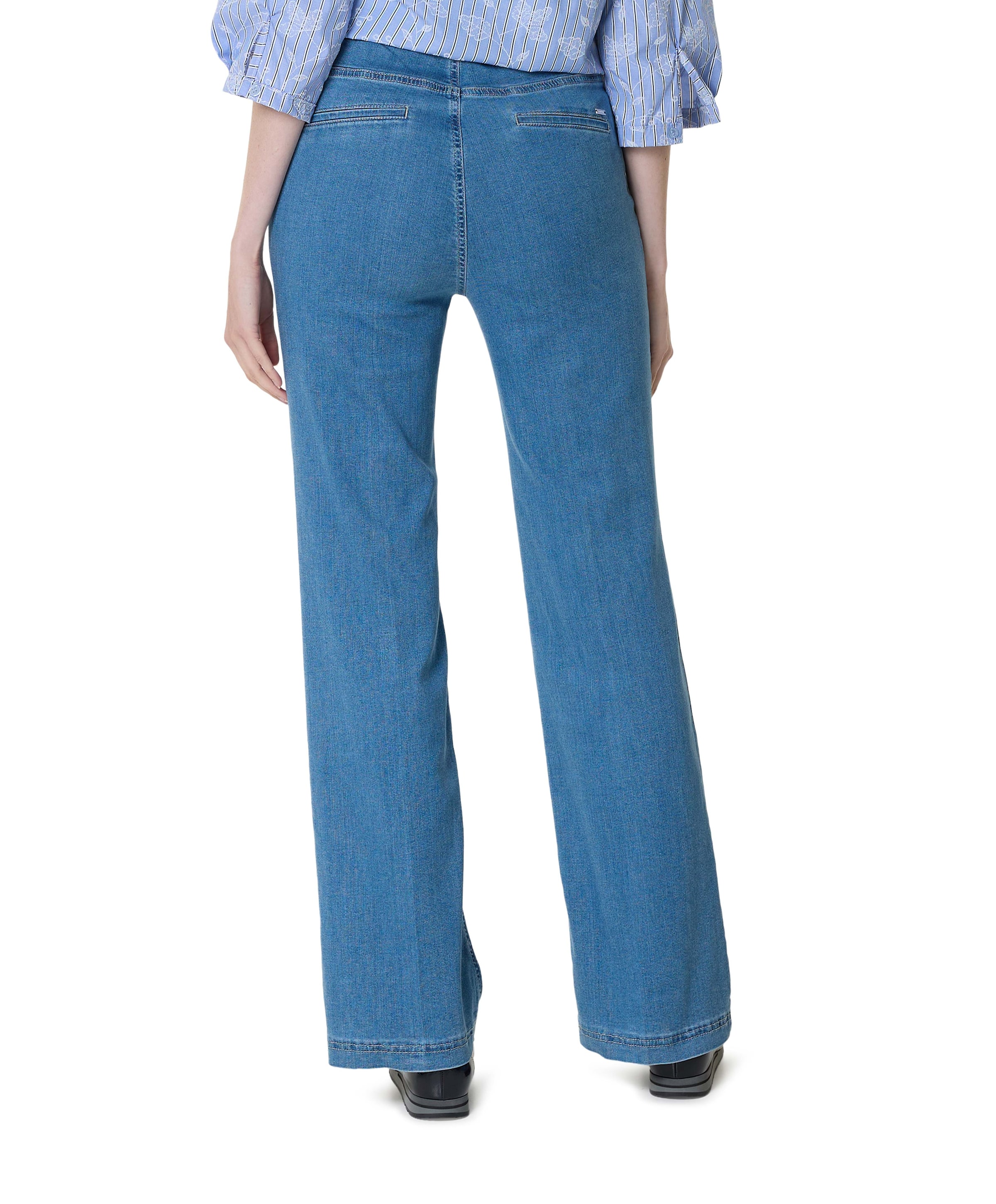Gardeur Pull On Slim dames broek blauw