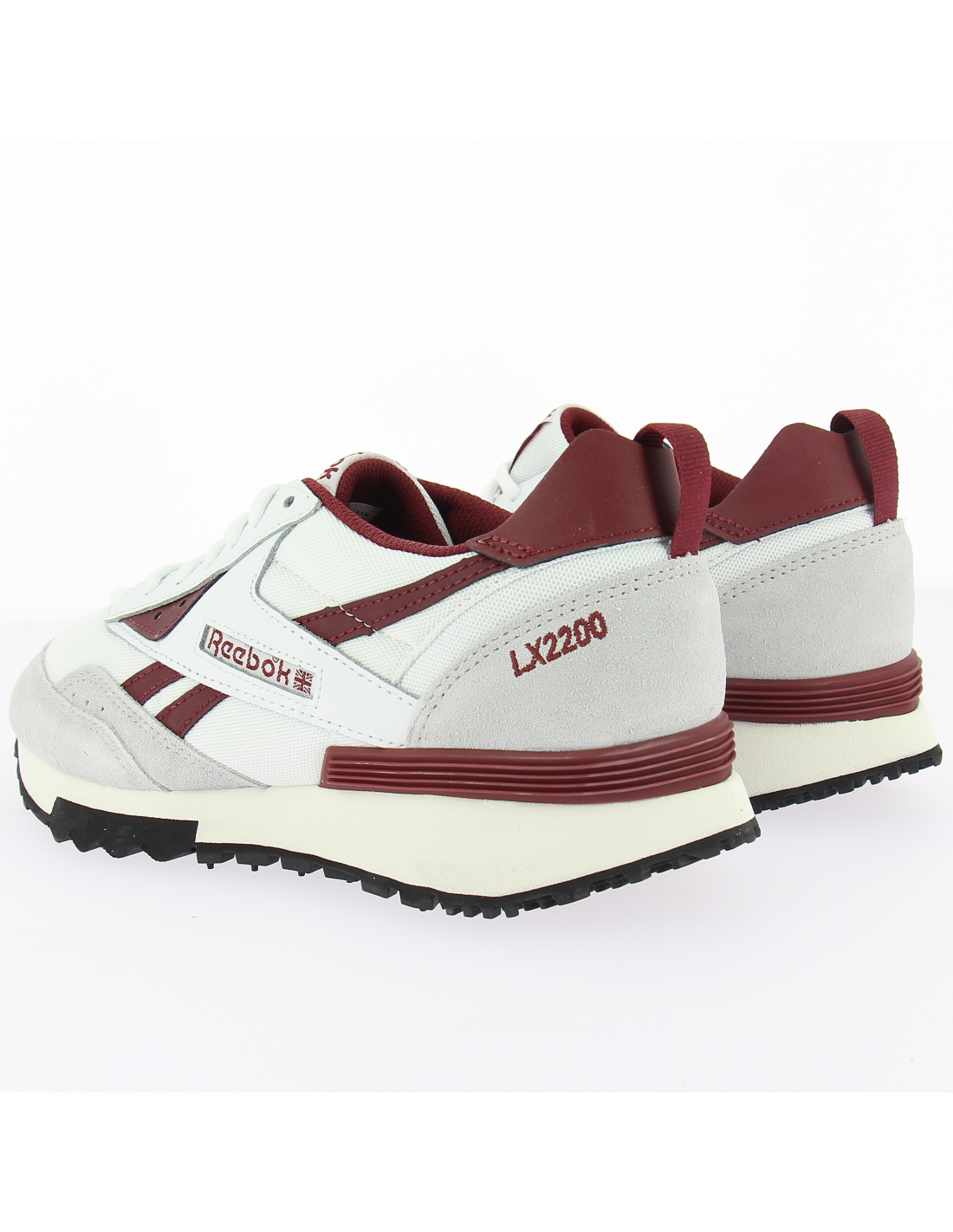reebok sneakers homme lx2200 blanc/rouge