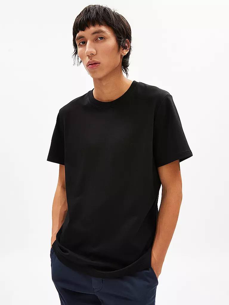 ARMEDANGELS T-Shirt MAARKOS schwarz