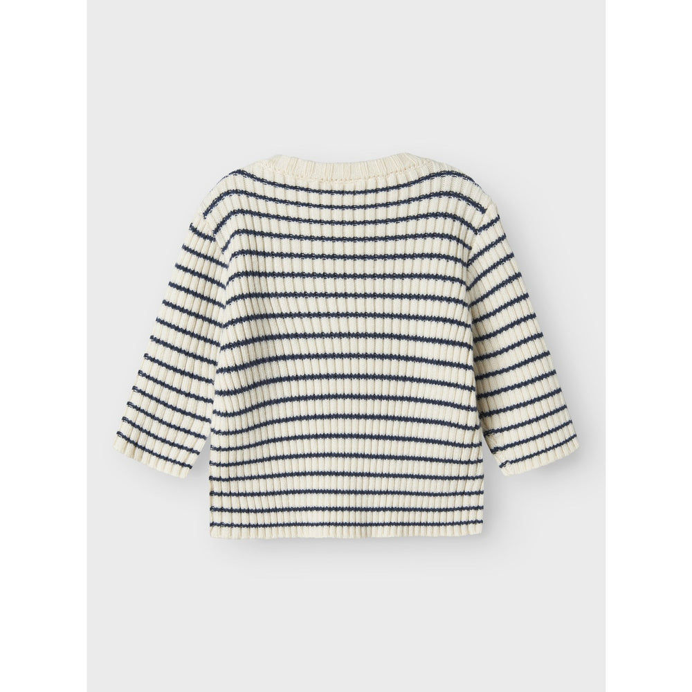 Køb Name It Insignia Blue Cloud Dancer Nbmostripe Ls Strik