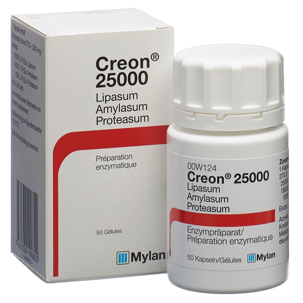 CREON 25000<br>50 Stück, Dose, Hartkapsel