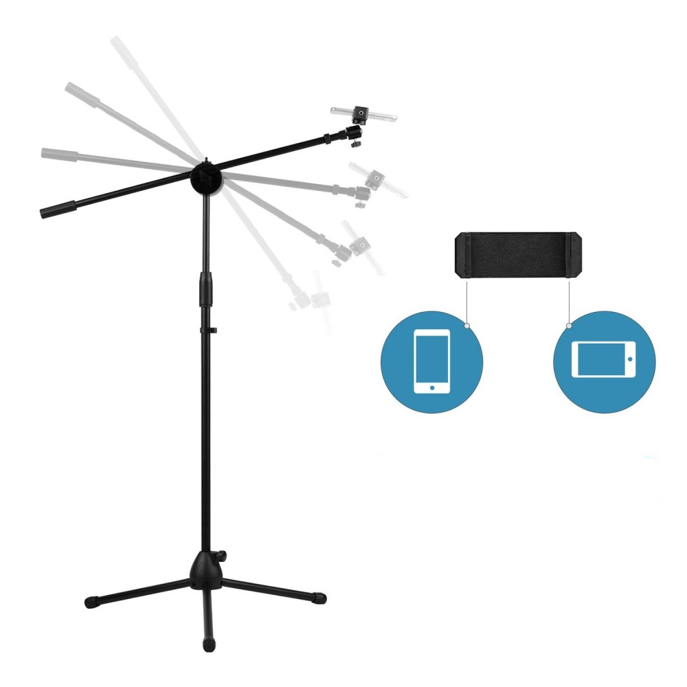 (140cm) Aluminium Tripod Stativ Halterung für Handy / GoPro / Kamera mit 1/4