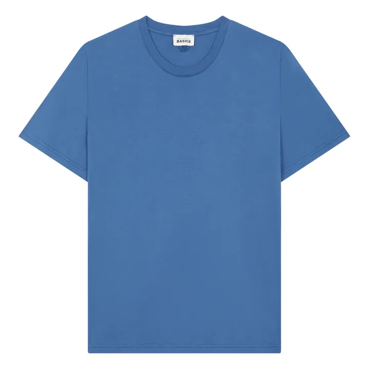 SMALLABLE BASICS T-Shirt Homme Manches Courtes Coton Bio | Océan