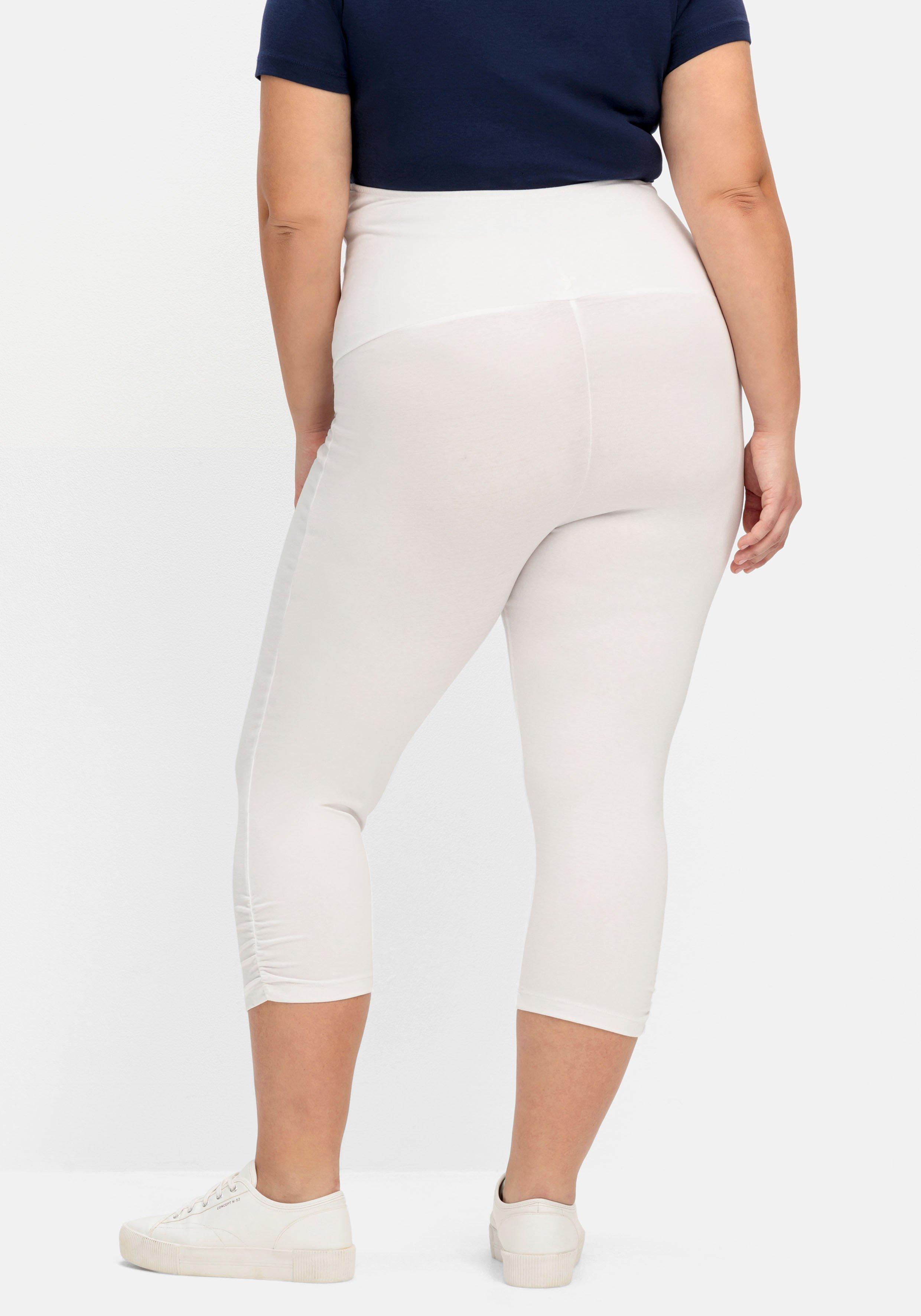 Umstands-Leggings in Caprilänge, mit Überbauchbund
