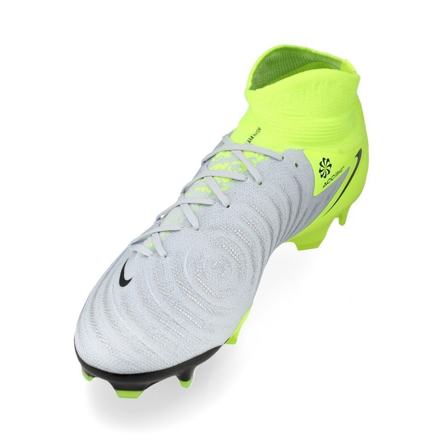 Nike Phantom Luna II Pro FG Mad Voltage - Argenté/Noir/Jaune Fluo
