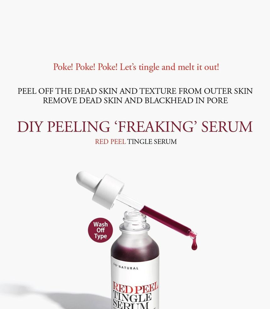 zo natuurlijk - Red Peel Tingle Serum