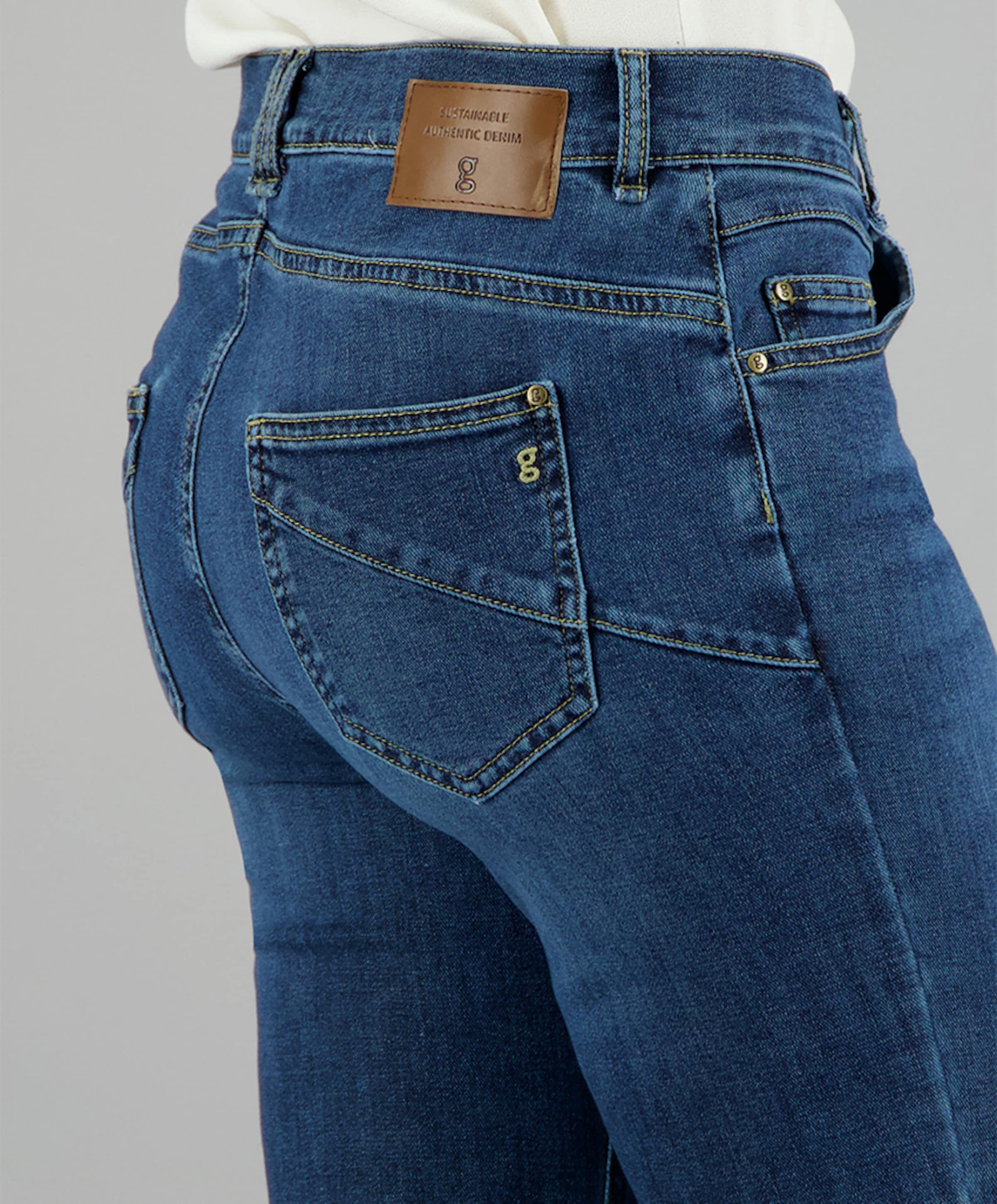 Gardeur 5-Pocket Slim jeans blauw