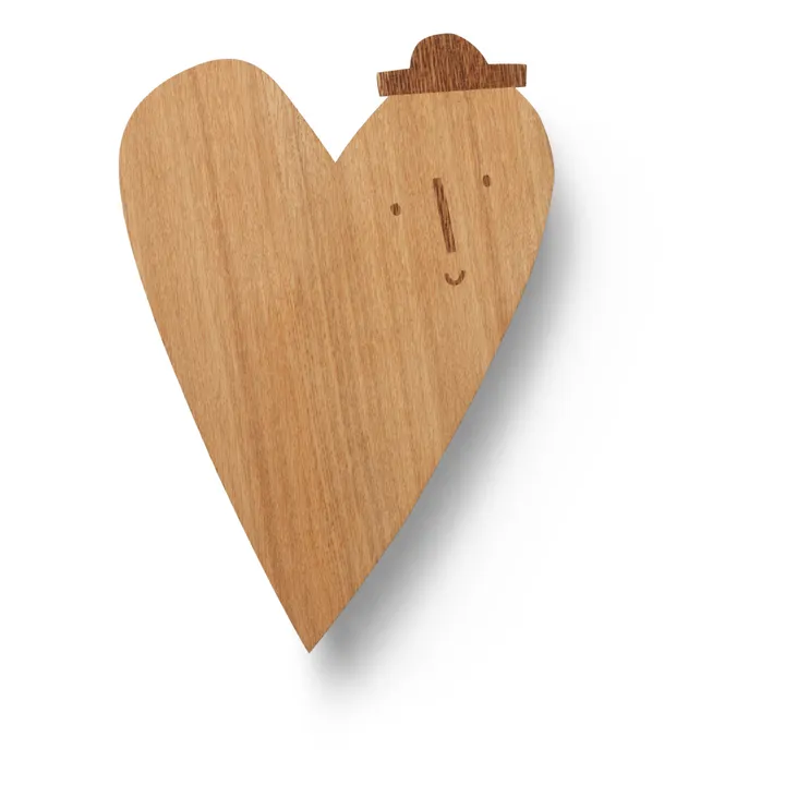 Ferm Living Kids Lampe Cœur en bois