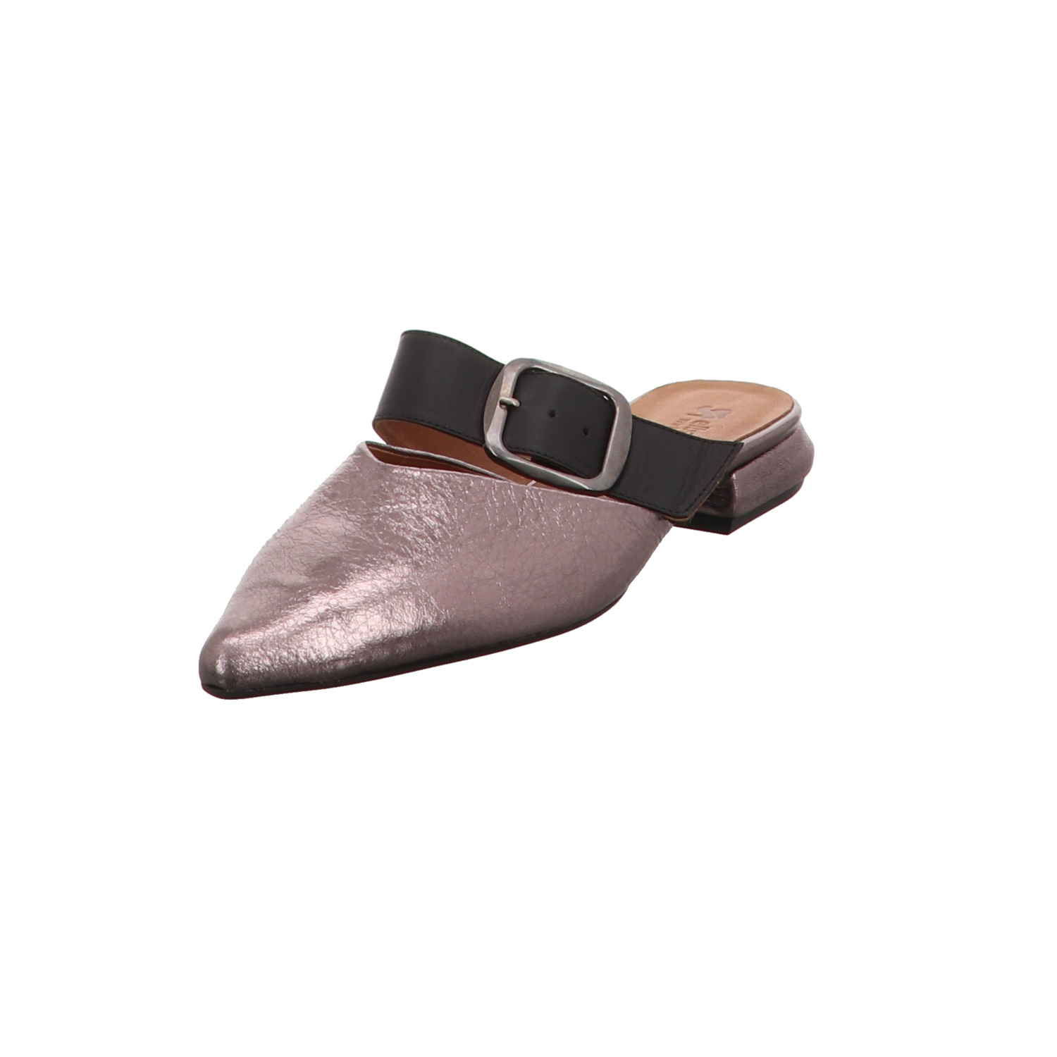 elbandi Pantolette platin gold/silber/bronce