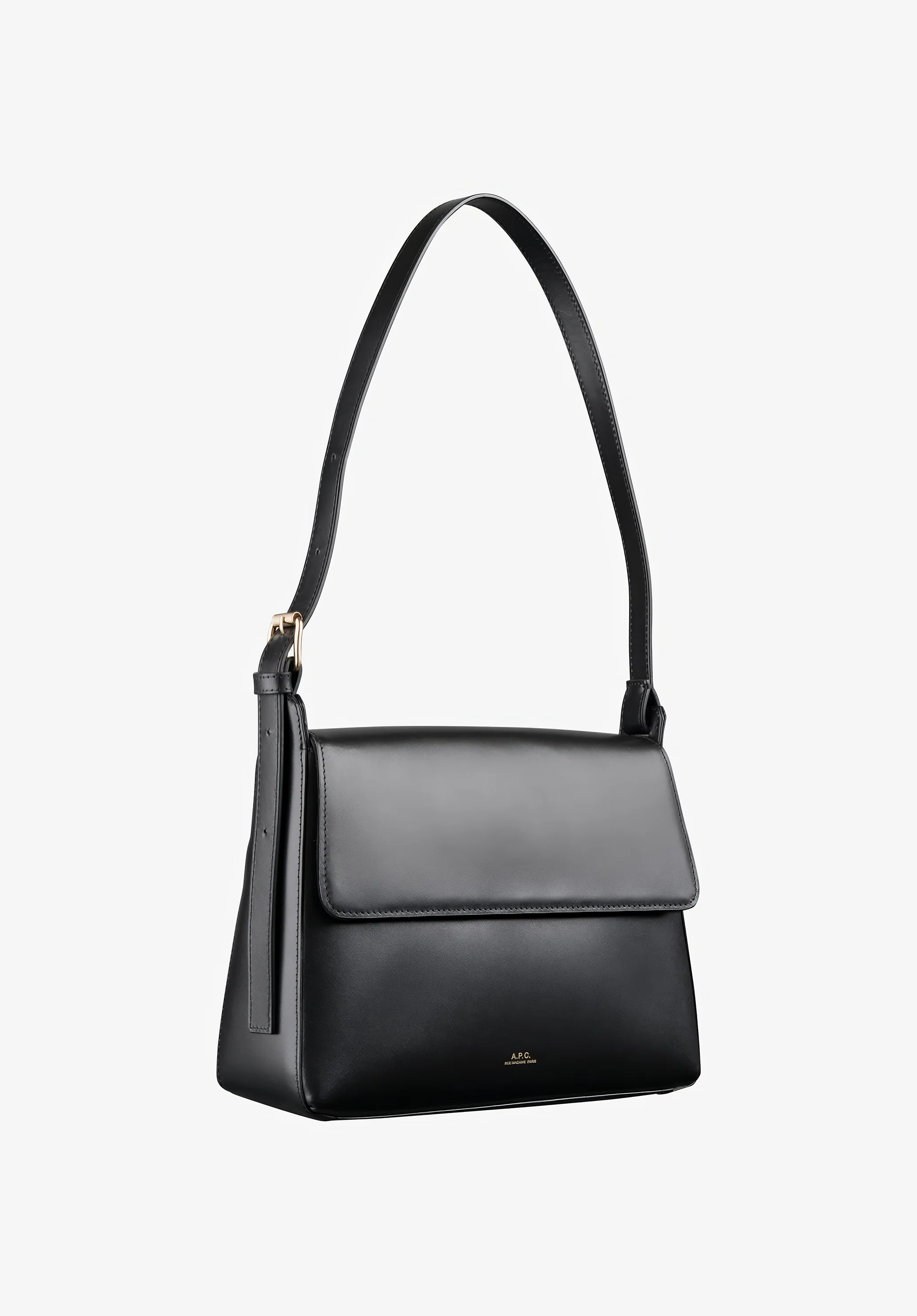 sac virginie flap - Noir
