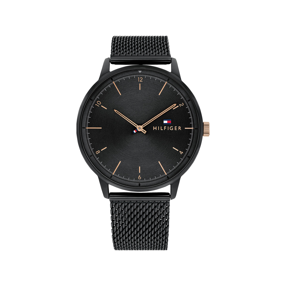 Montre Tommy Hilfiger homme acier noir
