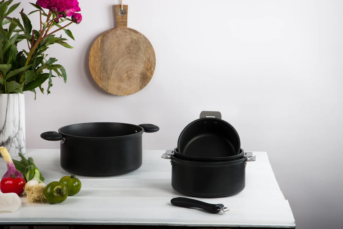 Casseroles Ultralu à poignée amovible Cookway 16cm Cristel