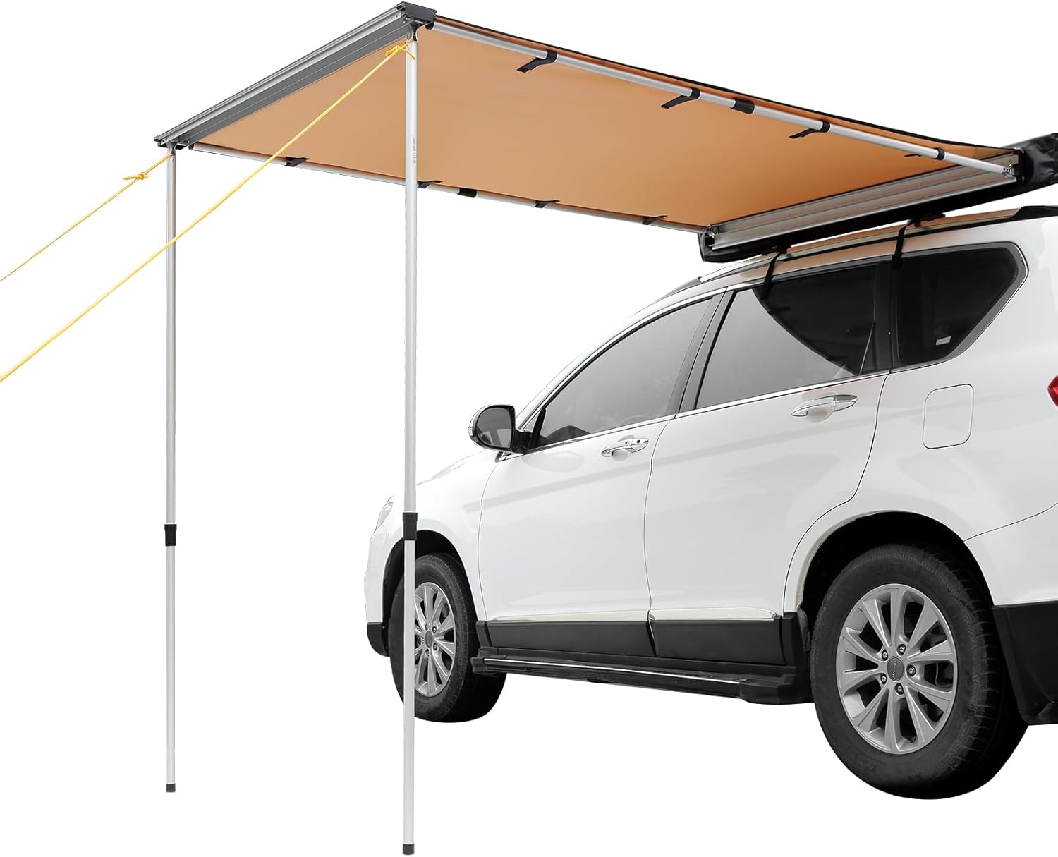 VEVOR Sonnensegel Wohnwagen 1,4x2m Sonnenvordach Wohnmobil UV50+ UV-Schutz Markise 280-g-Polyestergewebe Vorzelt PU3000mm Wasserdicht inkl. PVC-Tasche Ideal für Camping Familientreffen Ausflüge