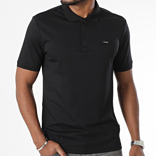 Polo Manches Courtes Slim Smooth Cotton 1657 Noir